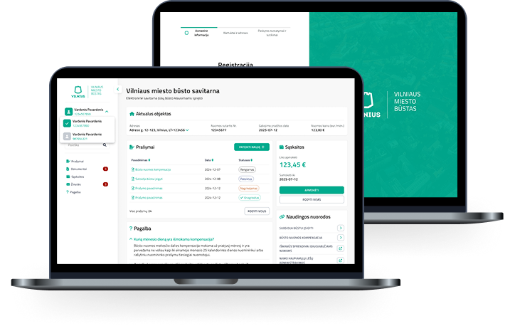 “Vilnius City Housing” Customer Self-Service