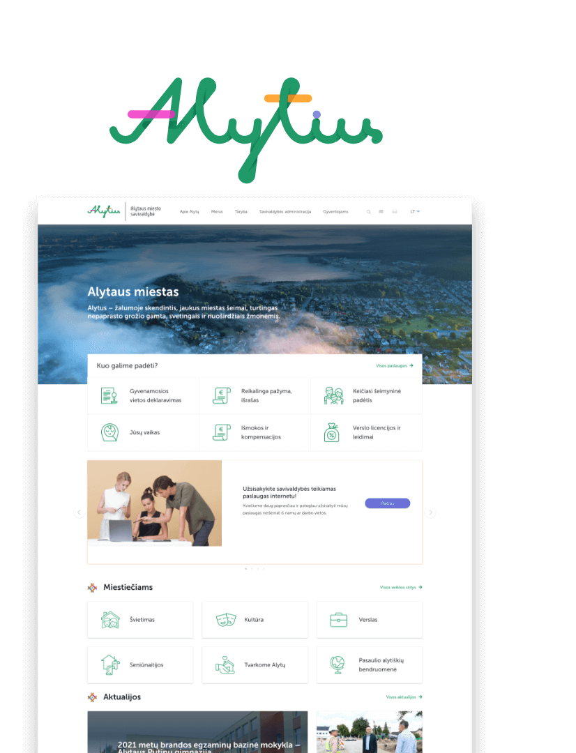 Alytus city information portal